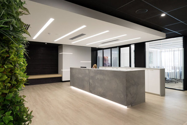 Milton reception area